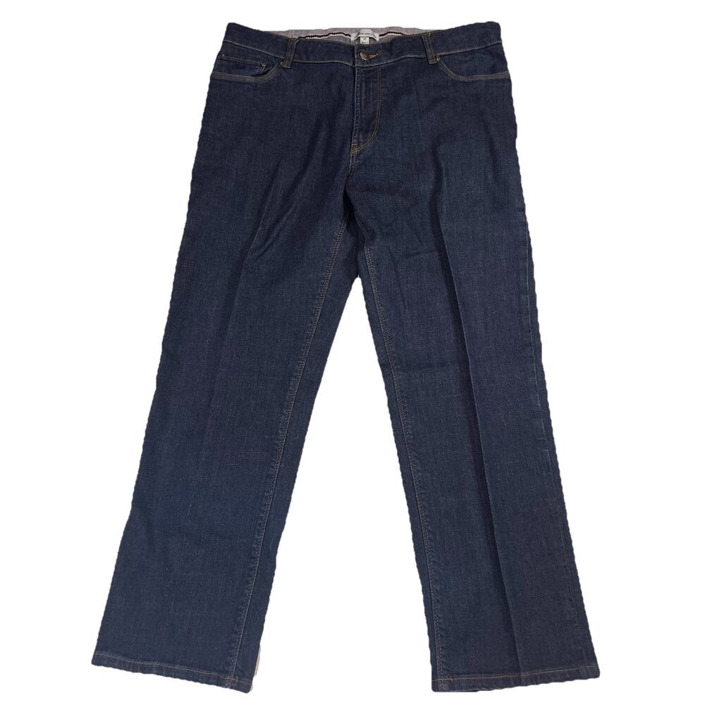 Peter Millar Jeans Mens Size 38 Blue Dark Wash Straight Leg Stretch Denim ME0B94